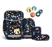 ergobag Cubo Schoolbag Set 5-teilig Bärnsteinhöhle