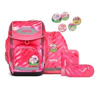 ergobag Cubo Schoolbag Set 5-teilig KuntBärbuntes Einhorn