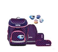 ergobag cubo Schulranzen Set PerlentauchBär 5tlg. Colour Flash Edition