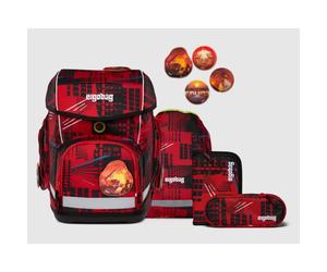 ergobag CUBO Schulrucksack-Set AlarmBärreitschaft, 5-teilig