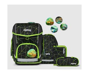 ergobag CUBO Schulrucksack-Set CyBär Race, 5-teilig