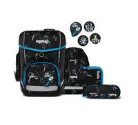 ergobag CUBO Schulrucksack-Set Drei Fragezeichen Kids Bärdektiv, 5-teilig