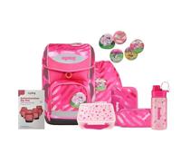 ergobag Cubo Set 8tlg. inkl. Seitentaschen (KuntBärbuntes Einhorn Neo)
