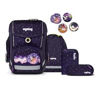 ergobag cubo Set ergonomischer Schulranzen Klassisch 5-teilig 1. Klasse Grundschule SternguckBär - Lila