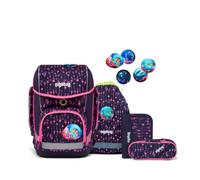 ergobag CUBO SPECIAL Schulrucksack-Set Bärmuda Viereck, 5-teilig