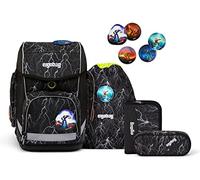 ergobag Cubo Super ReflectBear Rucksack für Jugendliche, Unisex, Mehrfarbig (Mehrfarbig), Einheitsgröße