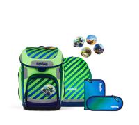 Ergobag Cubo TruckBär Neo Edition 2026, Set 5-tlg. 01512-90161-10 blau, grün