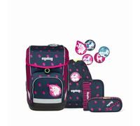 ergobag cubo Set - ergonomischer Schulrucksack, Set 5-teilig - Schubi DuBär - Blau, einheitsgröße, ERG-CSE-002-9Y3