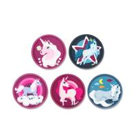 Ergobag Kletties-Set Einhörner, mehrfarbig, 5 Stück