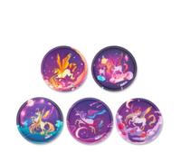 ERGOBAG ERG-KLE-001-088 Kletties-Set Pegasus, mehrfarbig, 5 Stück