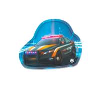 ERGOBAG ERG-LED-001-008 Blinkie-Klettie Polizeiauto, mehrfarbig