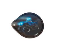 Ergobag - ergobag Blinkie-Klettie (1-tlg.) Monstertruck Braun - Gr. - One Size