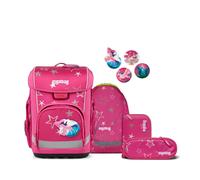 ergobag cubo Light Set ergonomischer Schulranzen, extra leicht, Set 5-teilig, 860 g