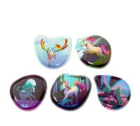 Ergobag - ergobag Ranzen Accessoire Kontur-Klettie Kunststoff mehrfarbig Einhörner mehrfarbig