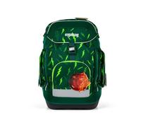 ergobag Schulrucksack-Set Maxi Bärtastisch Grün - 6tlg. ergonomisch, ab 1. Klasse