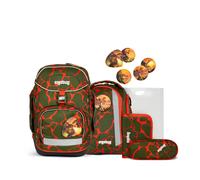 Ergobag - ergobag Schulranzen pack LUMI 28 x 40 x 25 cm (B x H x T) 20l Magnetverschluss, Reißverschluss inkl. Sportrucksack, Heftbox, Feder - Farb...