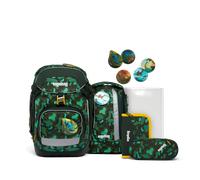 Ergobag - ergobag Schulrucksack-Set Tribäratops Dunkelgrün - Gr. - One Size