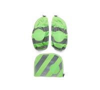 Fluo Seitentaschen Zip Set mit Reflektorstreifen-grün