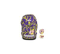ergobag Erster Schulrucksack Grundschule Kinder Wasserabweisend Ergonomisch 20 Liter 1100g, Superpowerbear - Lila, Taglia unica, schulrucksack