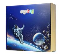 ergobag Fan Box mit Trinkflasche, Kletties, Zippies und Hangie, 10-teiliges Set Schulstart Geschenkebox Weltraum - Multi Colored
