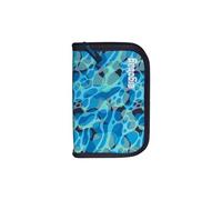 ergobag Federmäppchen Set 22-teilig, Lyra Buntstifte, Stundenplan-Fach, Kleingeld Fach, Lineal AbtauchBär - Dunkelblau