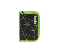 ergobag Federmäppchen Set 22-teilig, Lyra Buntstifte, Stundenplan-Fach, Kleingeld Fach, Lineal CyBär Race - Schwarz