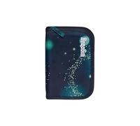 ergobag Federmäppchen Set 22-teilig, Lyra Buntstifte, Stundenplan-Fach, Kleingeld Fach, Lineal RaumfahrBär - Dunkelblau