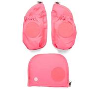 ergobag Fluoreszierendes LED Seitentaschen-Set Pink / Rosa, 3-teilig