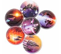 ERGOBAG Galaxy Gepäckanhänger ERG-KLE-001-033, 22 cm, Multicolor