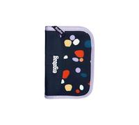 ergobag Hartschalenetui 22er Set, Lyra Buntstifte, Stundenplan, Münzfach, Mosaic Stone Bear Lineal - Dunkelblau
