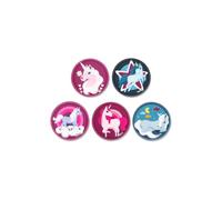 Ergobag Kletties-Set Einhörner, mehrfarbig, 5 Stück