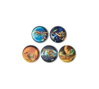 ergobag Klettie Set Motivwelt Themenwelt Klettflächen Sammelspaß Individualisierung Flugdrache - Bunt