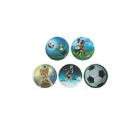 ergobag Klettie Set Motivwelt Themenwelt Klettflächen Sammelspaß Individualisierung Fussball - Bunt