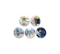 ergobag Klettie-Set passend für Pack/Cubo/Cubo Light/Ease/Mini, 5-teilig