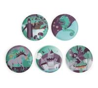 ergobag Klettie-Set passend Pack/Cubo/Cubo Light/Ease/Mini, 5-teilig