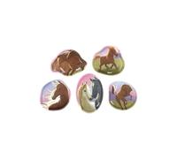 ergobag Kontur Klettie Set Motivwelt Themenwelt Klettflächen Sammelspaß Individualisierung Pferdeglück - Multi Colored