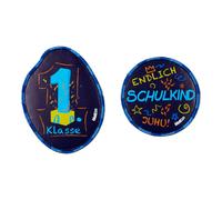 Ergobag Kontur Schulzubehör blau mit Muster