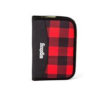 ERGOBAG LumBearjack Federmäppchen, 21 cm, 1.1 L, Black Red Checks