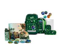 ergobag Maxi Jumbo Edition Schulrucksack Set 7tlg. inkl. Fan-Box (Bärtastisch Lumi)