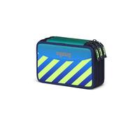 ergobag Maxi Mäppchen | 40-teiliges Set mit Lyra Bunt- und Filzstiften, Lineal, Schere und Kleingeldfach für einen gut ausgestatteten Schulalltag
