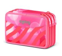 ergobag Maxi Mäppchen Set 40-Teilig, Lyra Bunt- und Filzstifte, Kleingeld Fach, Lineal, Schere KuntBärbuntes Einhorn - Pink