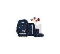 ergobag Maxi Set 6-teilig, ergonomischer Schulrucksack, Vorgänger-Kollektion, Grundschule, ideal für große Kinder ab der 1. Klasse KoBärnikus - Dunkelblau