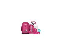 ergobag Maxi Set Bundle AW25/26, Set 7-teilig, ergonomischer Schulrucksack, Grundschule, ideal für große Kinder ab der 1. Klasse SternzauBär - Pink