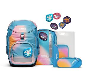 Ergobag Pack Colour Splash Edition Schulranzen-Set Urlaubsfiebär