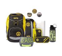 ergobag Pack Fußball Edition Schulrucksack Set inkl. Lunchset (Borussia Dortmund)