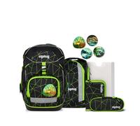 ergobag Pack Set ergonomischer Schulrucksack flexibel 6-teilig Set 1. Klasse Grundschule für Mädchen und Jungen