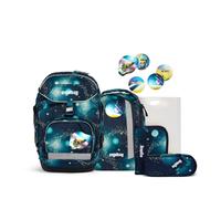 Ergobag Pack RaumfahrBär Galaxy Glow Schulrucksack Set 6 tlg.