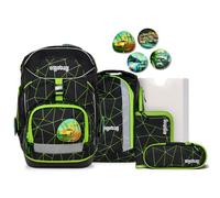 ergobag Pack Set ergonomischer Schulrucksack flexibel 6-teilig Set 1. Klasse Grundschule für Mädchen und Jungen