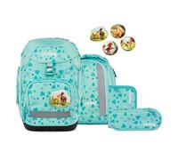 Ergobag Pack Schulranzen-Set 6tlg. inkl. Klettie-Set grün