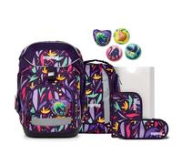 Ergobag Pack Schulranzen-Set 6tlg. inkl. Klettie-Set lila